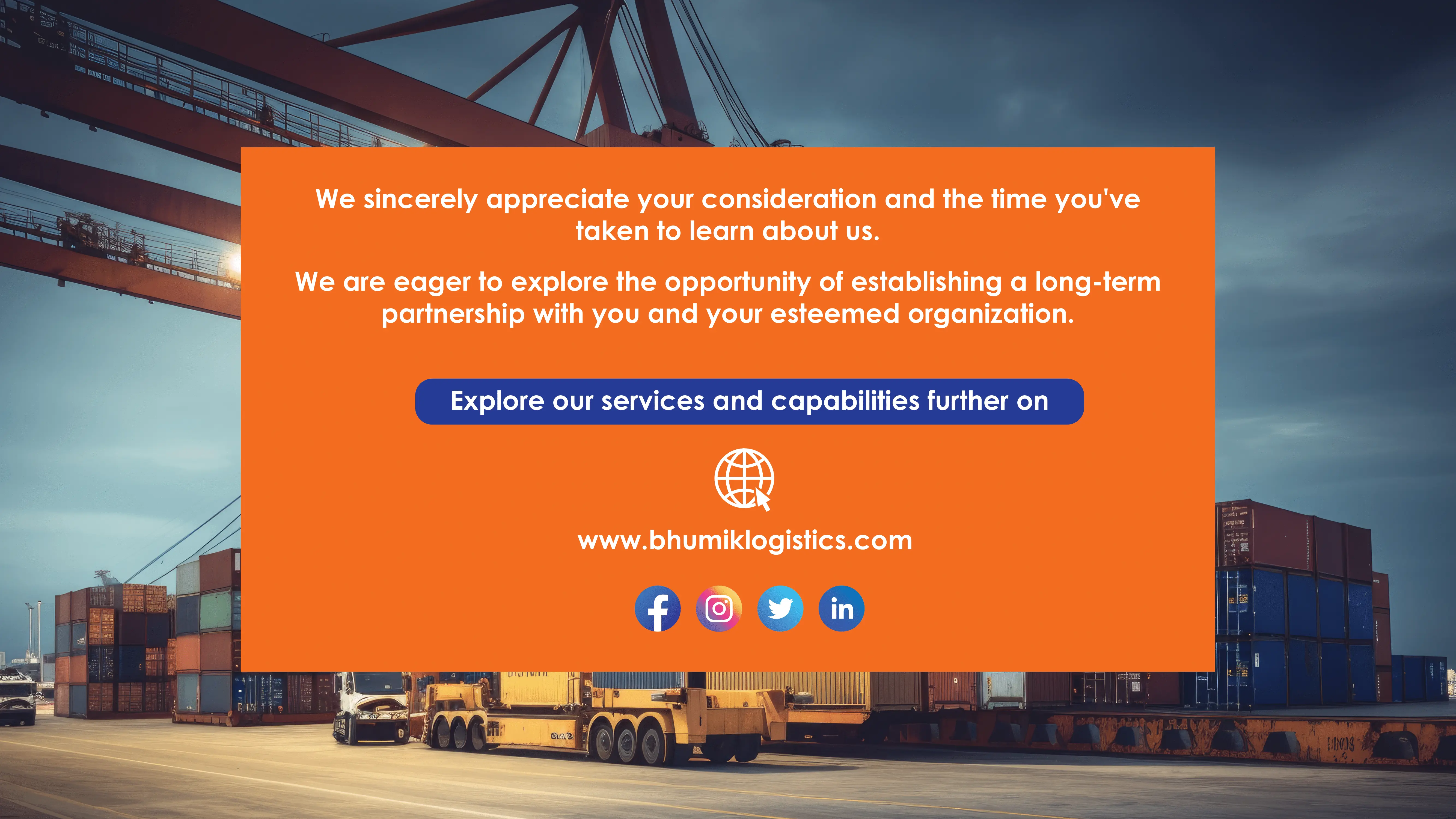 Bhumik Logistics Contact
